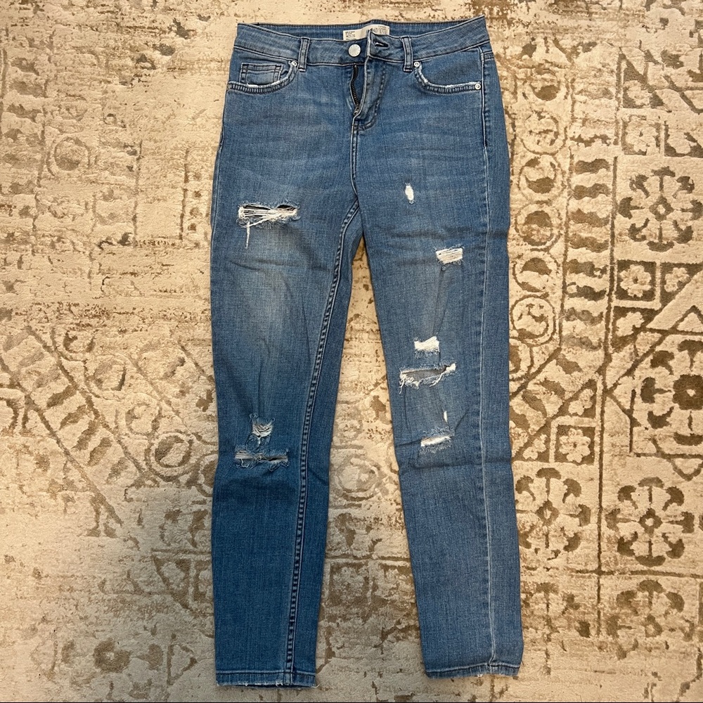 Topshop moto jeans- light wash size 26